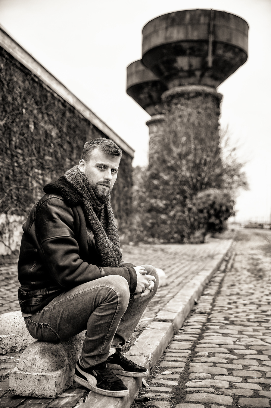 Johannes Faes oftewel Tourist LeMC: beeld voor expo 'Contrast'